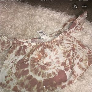 Charlotte Russe off the shoulder crop top NWT